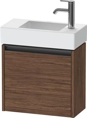 Duravit Waschtischunterbau Ketho.2 484x440x238mm TA rechts nussbaum dunkel