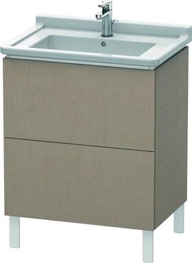 Duravit Waschtischunterbau L-CUBE 469x670x712mm leinen