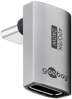 USB-C™-Adapter vertikal 90° lang, USB4™- VPE: 1