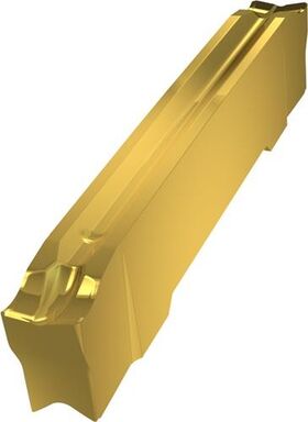 Wendeschneidplatte ISO GL3-D250G02-PM:G8330 Breite 2,55mm PVD beschichtet Gold - VPE: 10