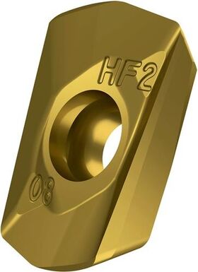 Fräswendeschneidplatte ISO ADEX 11T308SR-HF2:M8340 D.2,9mm PVD beschichtet Gold - VPE: 10