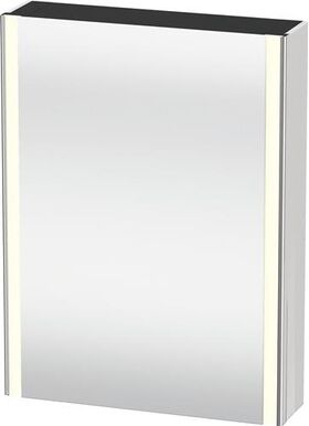 DU SPS XSquare m.Bel. 800x600x155 Weiß HGL, TA links ohne ES, CH