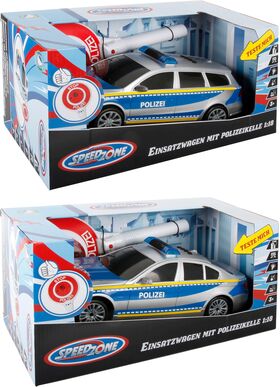 SZ Polizeiauto mit Polizeikelle