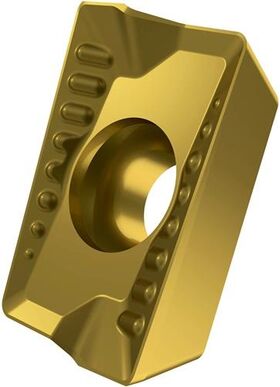 Fräswendeschneidplatte ISO ADKT 1505PDER-M:M8340 D.4,4mm PVD beschichtet Gold - VPE: 10