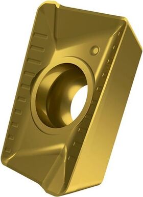 Fräswendeschneidplatte ISO APKT 1003PDER-M:M8330 D.2,88mm PVD beschichtet Gold - VPE: 10