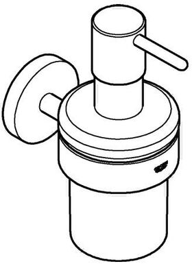 Grohe Seifenspender ESSENTIALS m Halter Füllmenge 160ml chr
