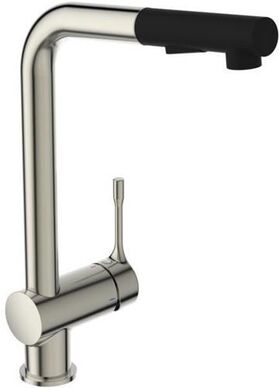 IDS Einhebel-Küchenarmatur CERALOOK DN 15 hoh Al herausz. 2-Fkt.-Handbr. ES IDEAL STANDARD