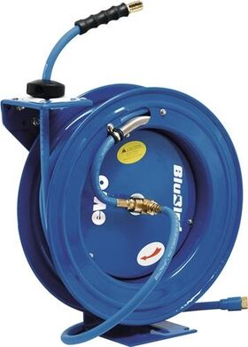 Schlauchaufroller BluBird für Luft und Wasser Schlauchlänge 20 m Gehäuse Metall Ausgangsanschluss DN 7,2 EWO