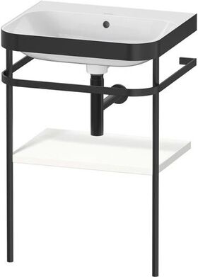 Duravit WTU HAPPY D.2 PLUS 575x490mm m Metallkon o HL we seidenmatt