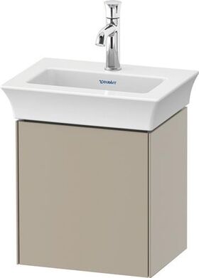 Duravit Waschtischunterbau WHITE TULIP 384x298mm ta seidenmatt Anschlag links