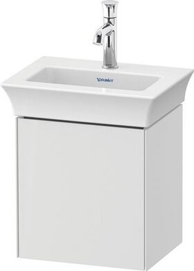 Duravit Waschtischunterbau WHITE TULIP 384x298mm weiß hochglanz Anschlag links