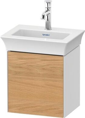 Duravit Waschtischunterbau WHITE TULIP 384x298mm Ei na mass / we hgl Ans links