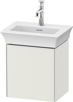 Duravit Waschtischunterbau WHITE TULIP 384x298mm we seidenmatt Anschlag rechts