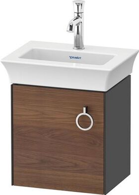 Duravit Waschtischunterbau WHITE TULIP 384x298mm Amerik. NB / grap hgl Ans li