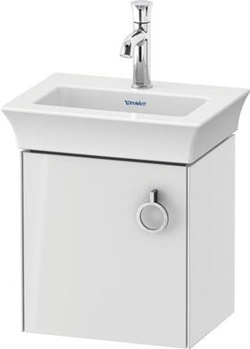 Duravit Waschtischunterbau WHITE TULIP 384x298mm weiß hochglanz Anschlag links