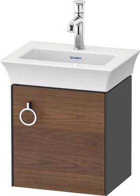 Duravit Waschtischunterbau WHITE TULIP 384x298mm Amerik. NB / grap hgl Ans re