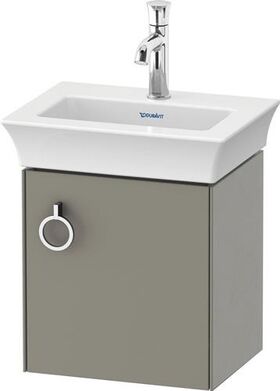 Duravit Waschtischunterbau WHITE TULIP 384x298mm Steingr sdm Anschlag rechts