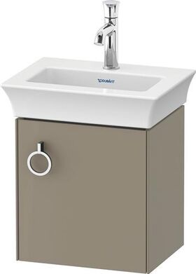 Duravit Waschtischunterbau WHITE TULIP 384x298mm Steingr hgl Anschlag rechts