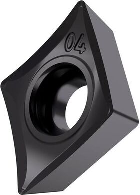 Drehwendeschneidplatte ISO ECGT 060202E-SF3:T6310 D. 2,8mm PVD beschichtet - VPE: 10