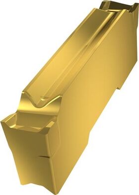 Wendeschneidplatte ISO GL4-D400G02L12-PR:G8330 Breite 4mm PVD beschichtet Gold - VPE: 10