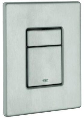 Grohe Abdeckplatte mit Drucktaste edelstahl