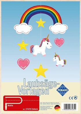 AV-LAUBSÄGEVORLAGE MOBILE EINHORN 374/3S