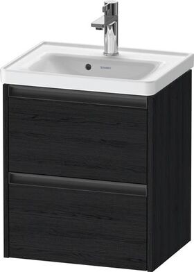 Duravit Waschtischunterbau Ketho.2 484x549x375mm eiche schwarz