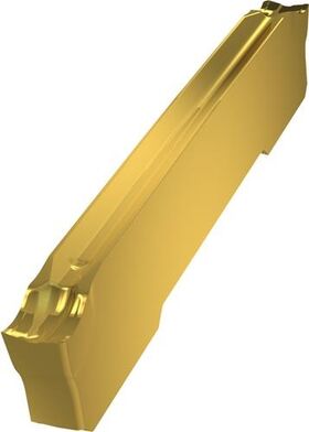 Wendeschneidplatte ISO GL2-D200G02L06-PM:G8330 Breite 2mm PVD beschichtet Gold - VPE: 10