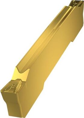 Wendeschneidplatte ISO GL2-D200M02-GM:G8330 Breite 2mm PVD beschichtet Gold - VPE: 10