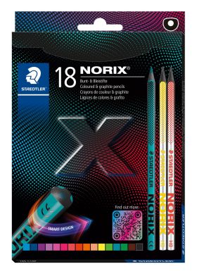 STAEDTLER  Buntstifte NORIX®16+2 sortiert - 5 VPE