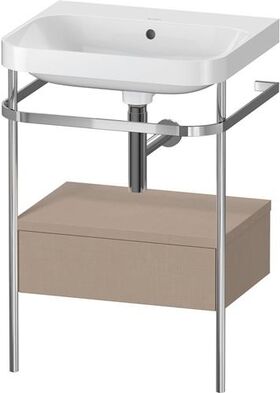 Duravit WTU HAPPY D.2 PLUS 575x490mm m Metallkon o Hahnloch leinen