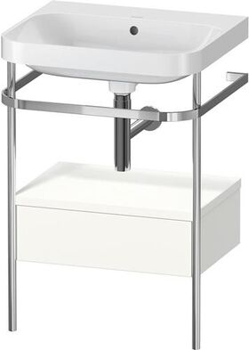 Duravit WTU HAPPY D.2 PLUS 575x490mm m Metallkon o HL we seidenmatt