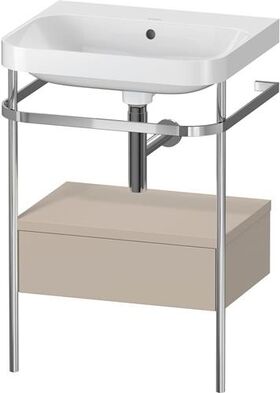 Duravit WTU HAPPY D.2 PLUS 575x490mm m Metallkon o HL ta seidenmatt