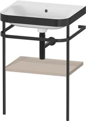 Duravit WTU HAPPY D.2 PLUS 575x490mm m Metallkon o HL ta seidenmatt