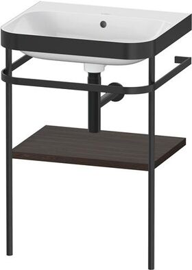 Duravit WTU HAPPY D.2 PLUS 575x490mm m Metallkon o HL NB gebürstet