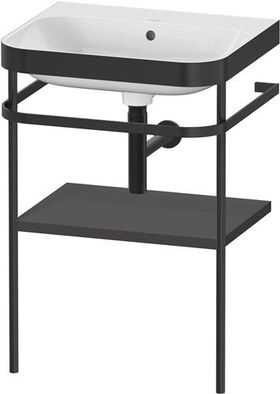 Duravit WTU HAPPY D.2 PLUS 575x490mm m Metallkon o HL gra supermatt