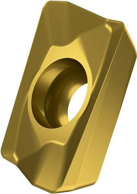Fräswendeschneidplatte ISO ADMX 070202SR-M:M8340 D.2,2mm PVD beschichtet Gold - VPE: 10