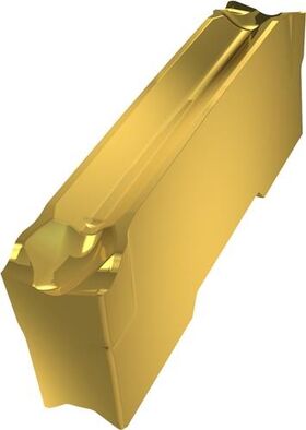 Wendeschneidplatte ISO GL4-D400G02L12-PM:G8330 Breite 4mm PVD beschichtet Gold - VPE: 10
