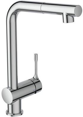 IDS Einhebel-Küchenarmatur CERALOOK DN 15 hoh Ala herausz. Handbrause chrom IDEAL STANDARD