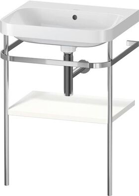 Duravit WTU HAPPY D.2 PLUS 575x490mm m Metallkon o HL we seidenmatt