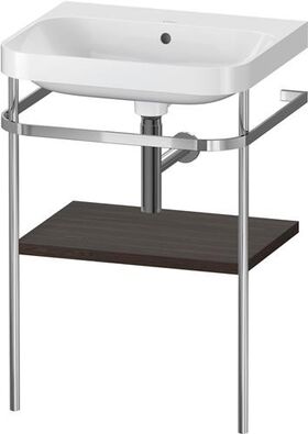 Duravit WTU HAPPY D.2 PLUS 575x490mm m Metallkon o HL NB gebürstet