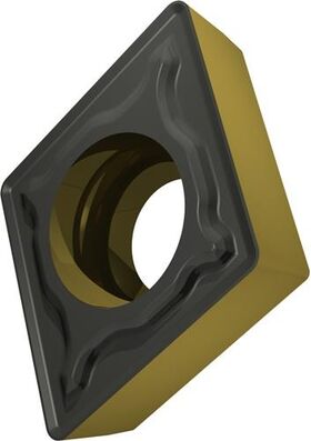 Drehwendeschneidplatte ISO ECMT 060204E-FM2:T9415 D. 2,8mm MT-CVD beschichtet - VPE: 10