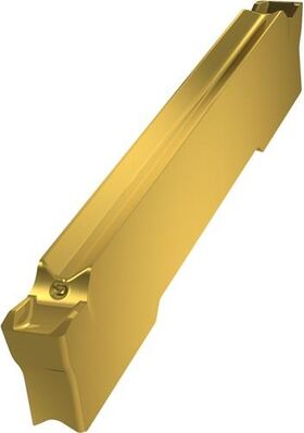 Wendeschneidplatte ISO GL2-D200M02-PR:G8330 Breite 2mm PVD beschichtet Gold - VPE: 10