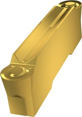 Wendeschneidplatte ISO GL4-D400MMO-MM:G8330 Breite 4mm PVD beschichtet Gold - VPE: 10