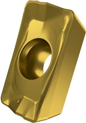 Fräswendeschneidplatte ISO APKT 1604PDR-HM:M8340 D.4,6mm PVD beschichtet Gold - VPE: 10