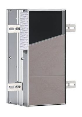 Emco WC-Modul ASIS PLUS UP 332x154mm Türansch rechts Aluminium EMCO