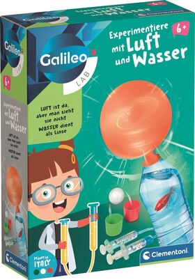 Experimentiere mit Luft und Wasser