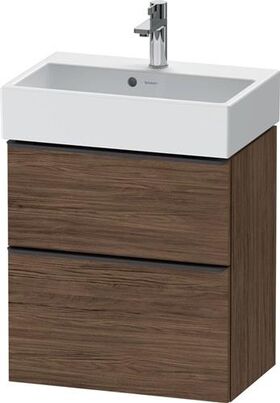 Duravit Waschtischunterbau D-NEO Compact 625x584x372mm 1 Ausz. 1 Schubk. NB dkl