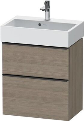Duravit Waschtischunterbau D-NEO Compact 625x584x372mm 1 Ausz. 1 Schubk. Ei terr