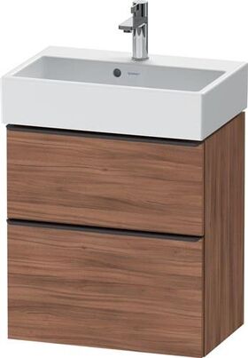 Duravit Waschtischunterbau D-NEO Compact 625x584x372mm 1 Ausz. 1 Schubk. NB natu